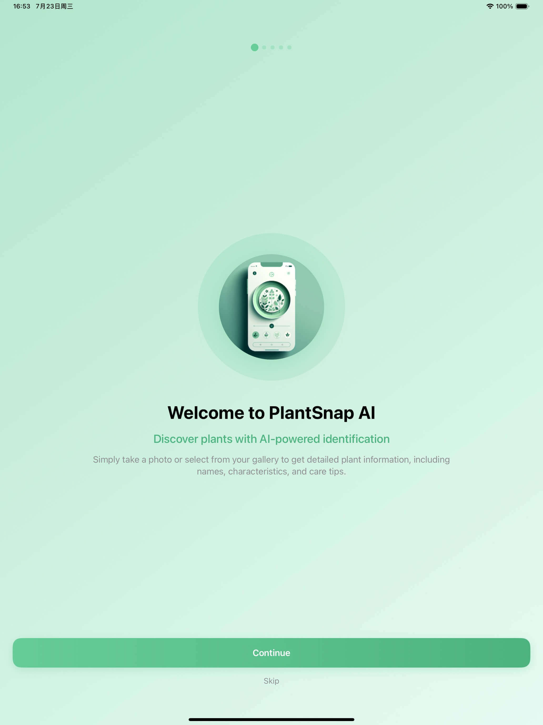 PlantSnap AI for iPad - Collection
